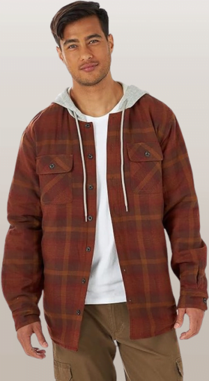 Flannel Shirt Jacket, Men's Long Sleeve