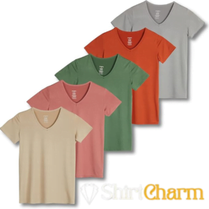 V NECK T SHIRTS