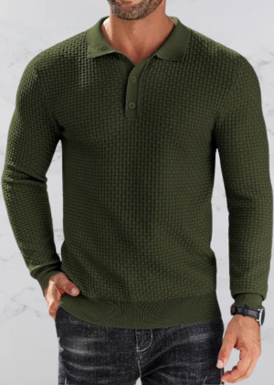 Knit Polo, Smart Long Sleeve