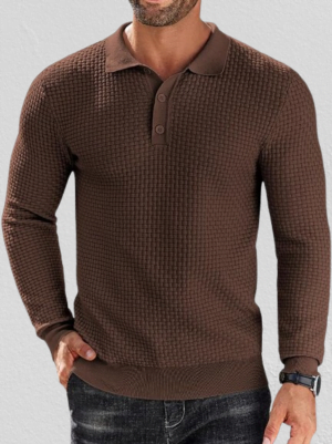 Knit Polo, Smart Long Sleeve