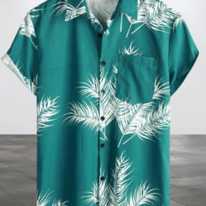 Floral Short Sleeve Button Down Tropical Shirts