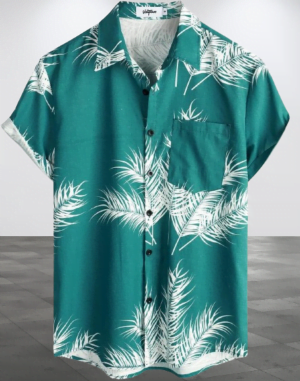 Floral Short Sleeve Button Down Tropical Shirts