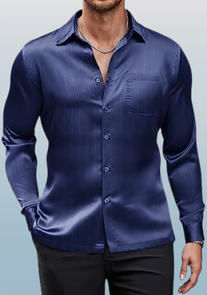 Men's Satin Shirt