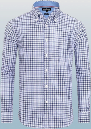 Gingham Men's Shirt Plaid Button Down Shirt