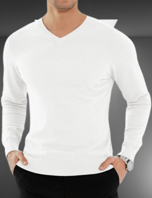 Men's v Neck Sweater Crew Neck Sweater