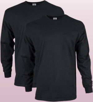 Gildan Long Sleeve Black Long Sleeve Shirt